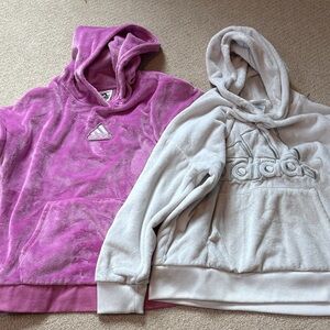 2 Adidas Velvet Hoodies